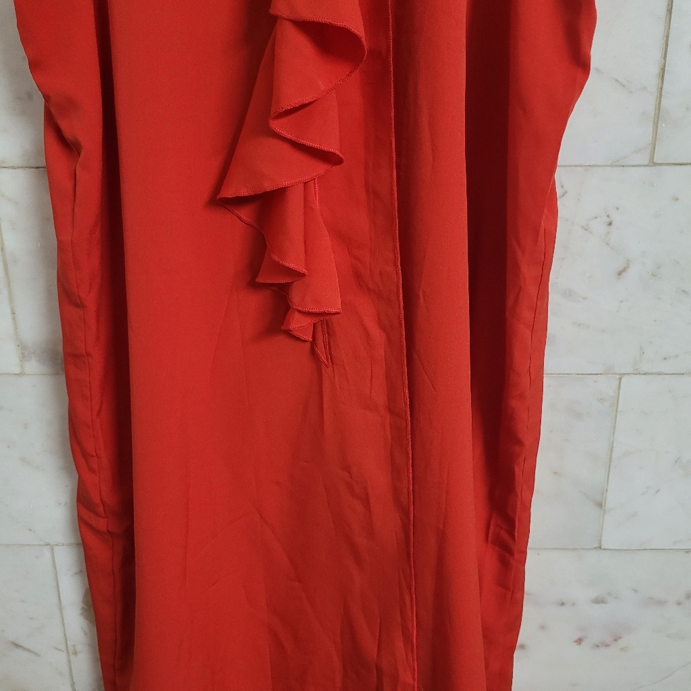 🌷Vero Moda Red Ruffled Dress🌷 - Picture 6 of 13